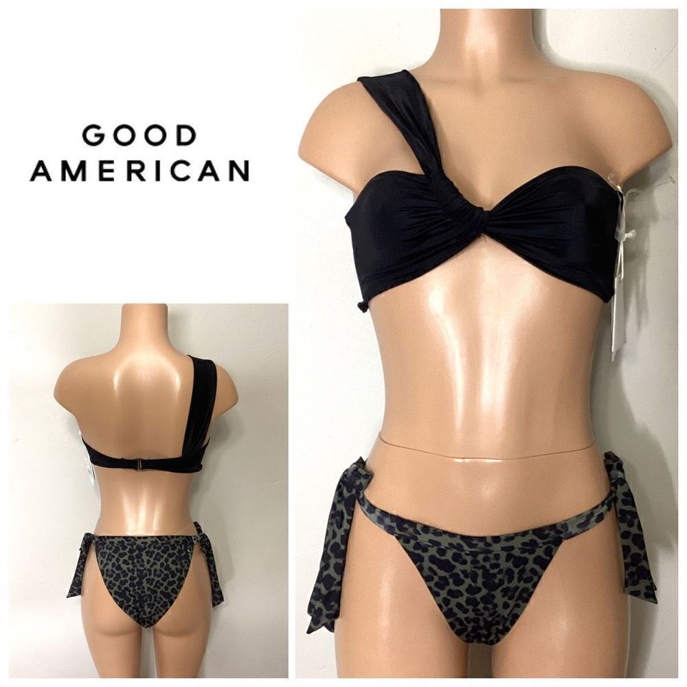 New. Good American animal print bikini. (2-3) Medium. Retails $169